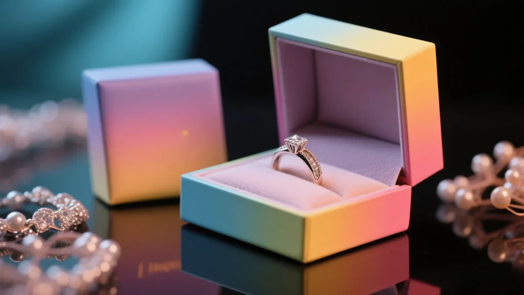 fading color jewelry box