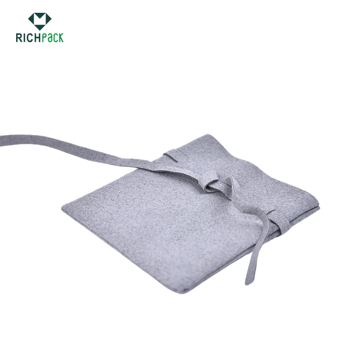 faux suede drawstring jewelry pouches 011