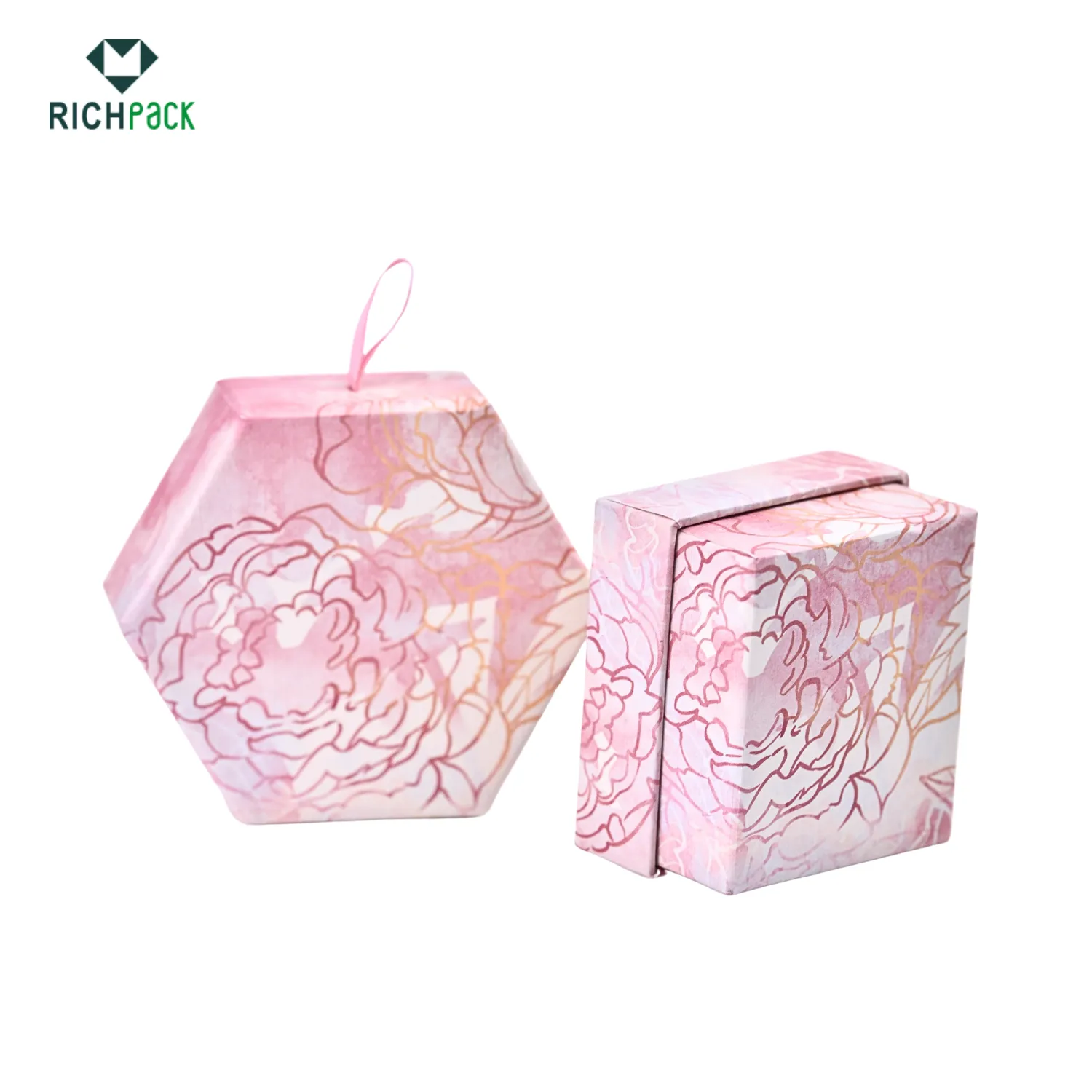 floral texture 2 pcs jewelry box 003