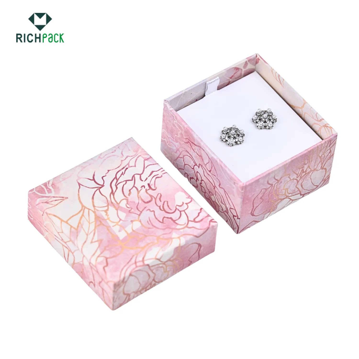 floral texture 2 pcs jewelry box 006
