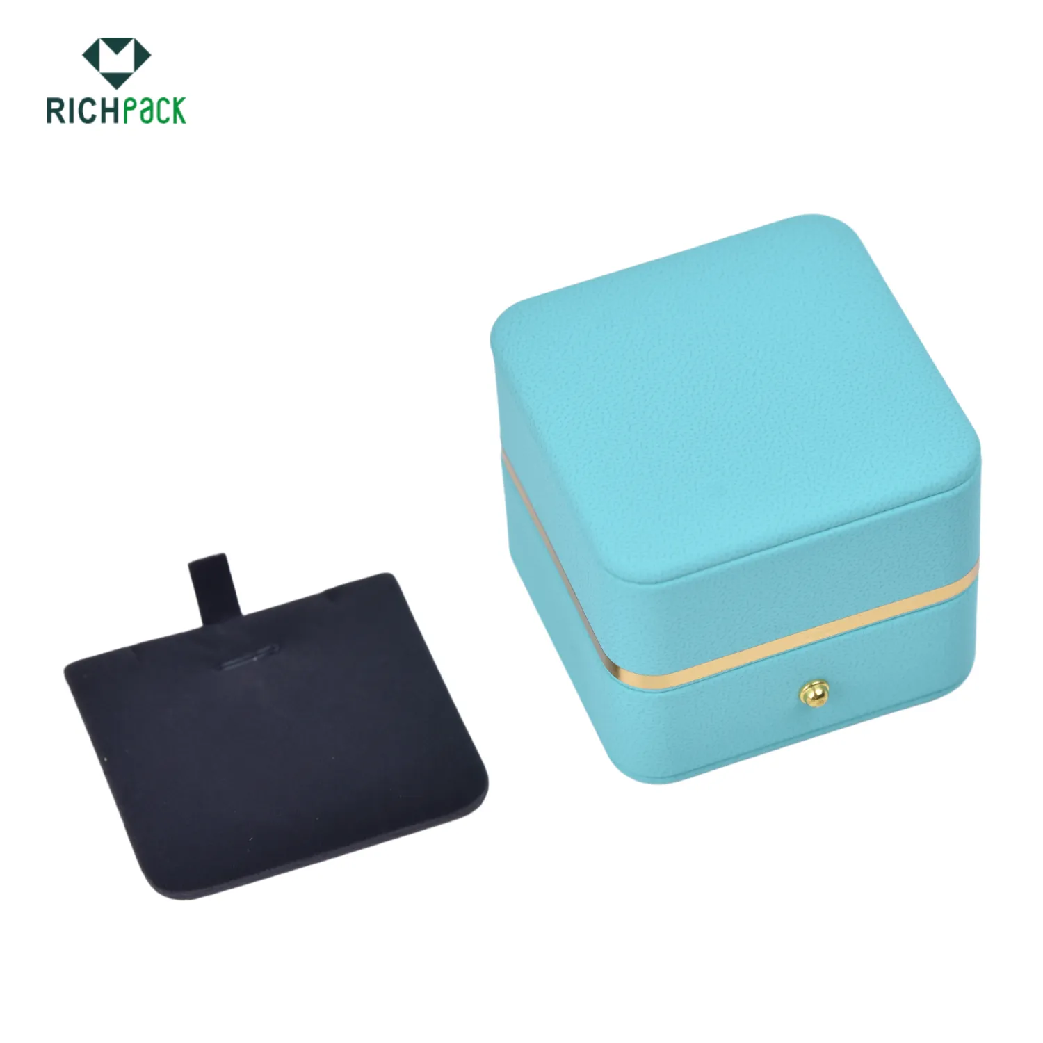 gold edge necklace jewelry box 001