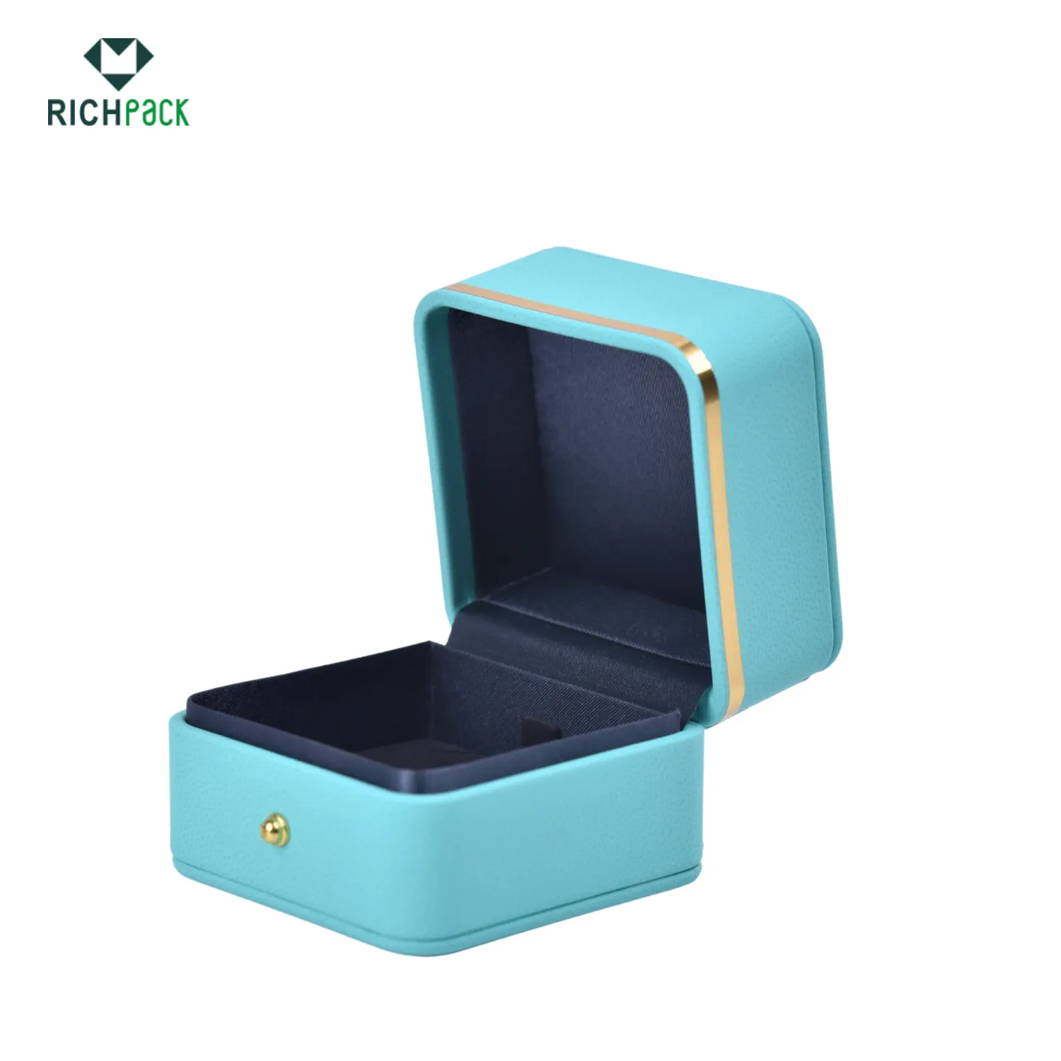 gold edge necklace jewelry box 002