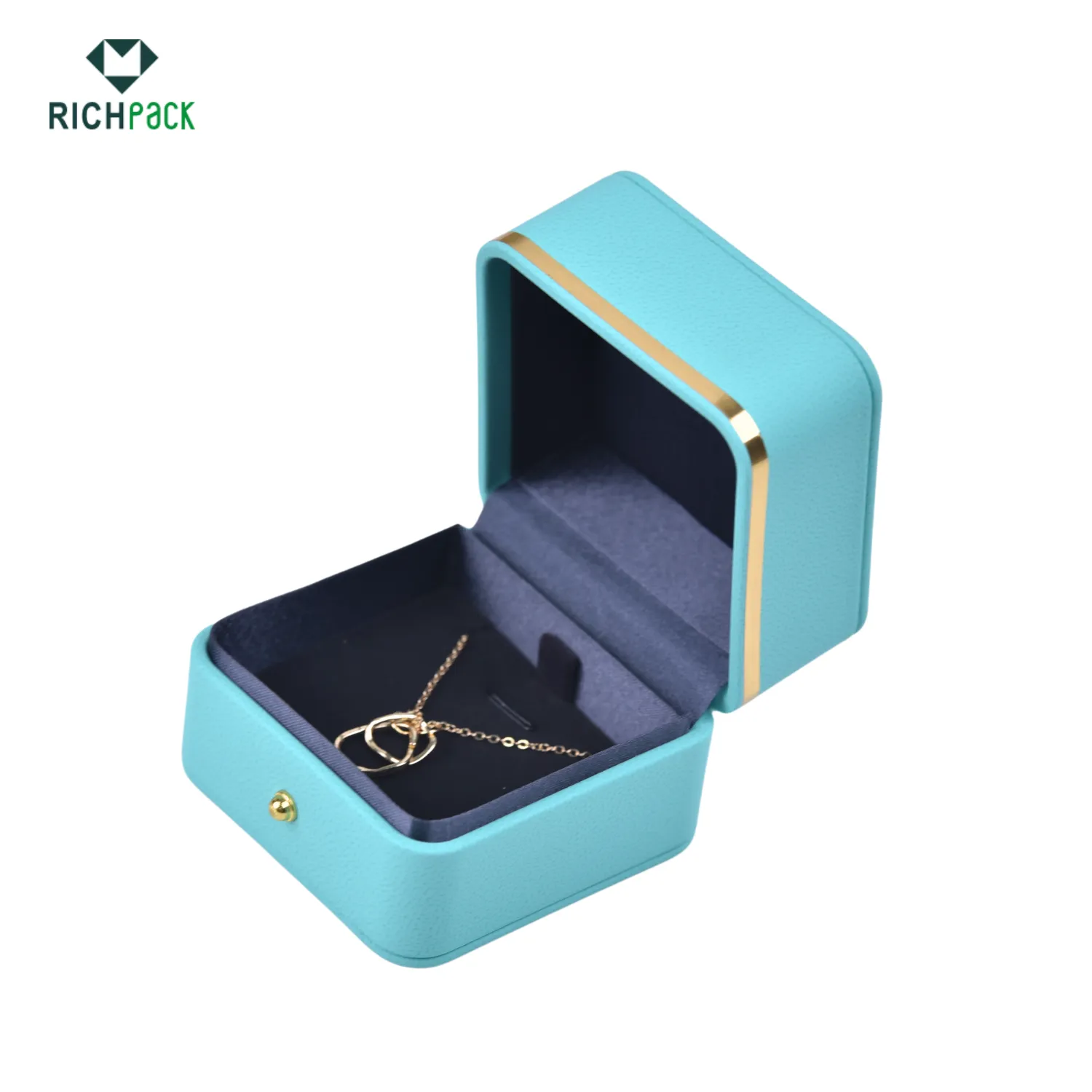 gold edge necklace jewelry box 003