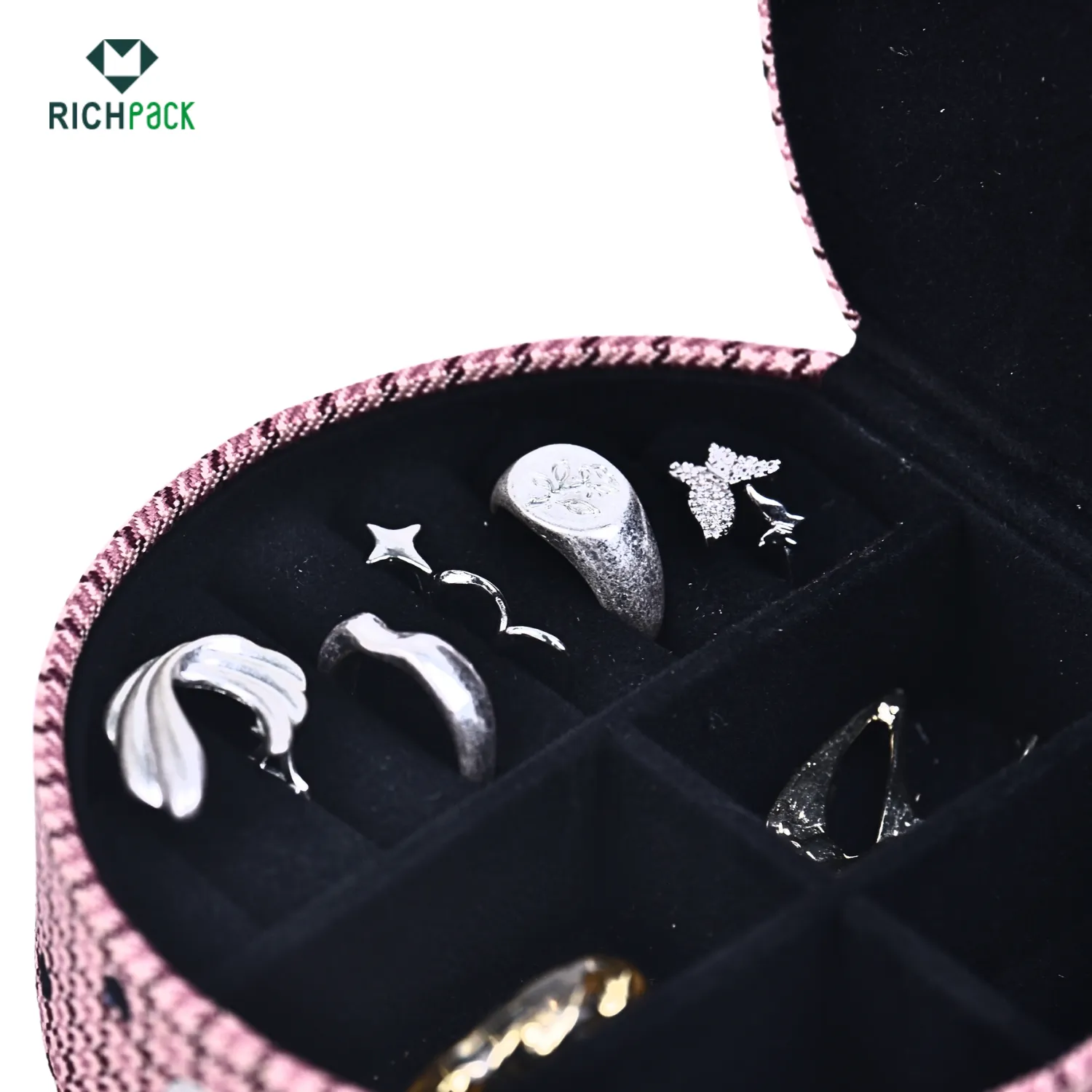 jewelry box with velvet insert 002