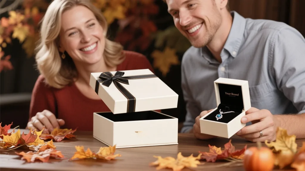 jewelry gift box autumn