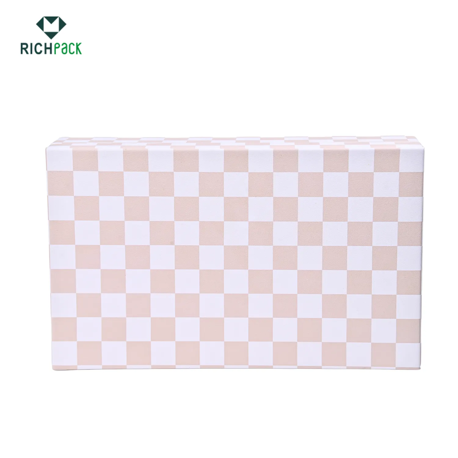 jewelry storage box with checkerboard pattern 001