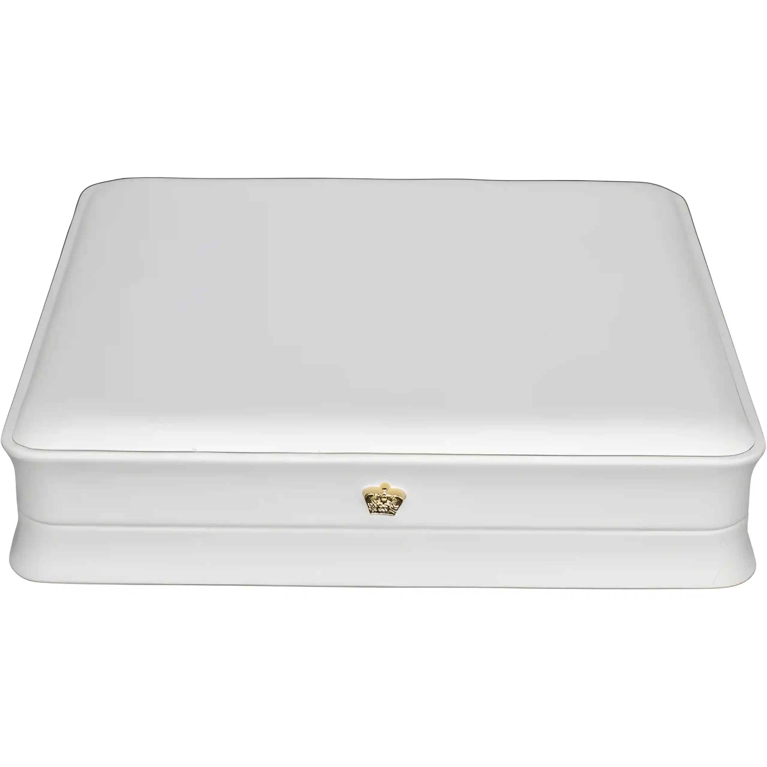 Elegant Jewelry Box White | Matte Finish Gift Box with Anti-Tarnish Lining - Richpack - large jewelry box white