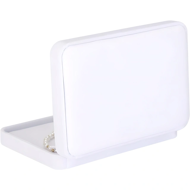 Luxurious Packaging for Jewelry Rings White Gold - Protect & Present in Style - large white jewelry box 3