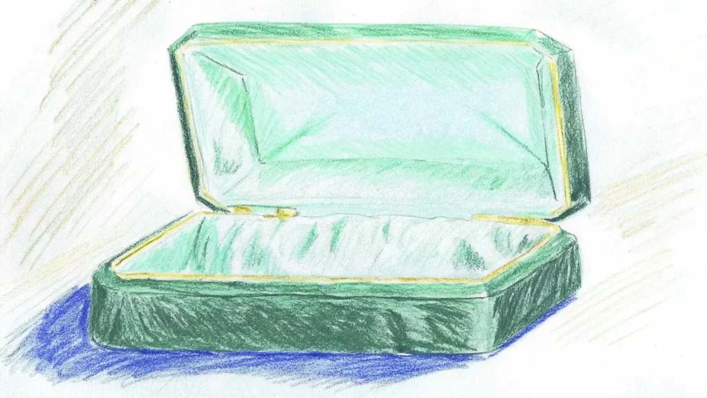 line a jewelry box with velvet (1)