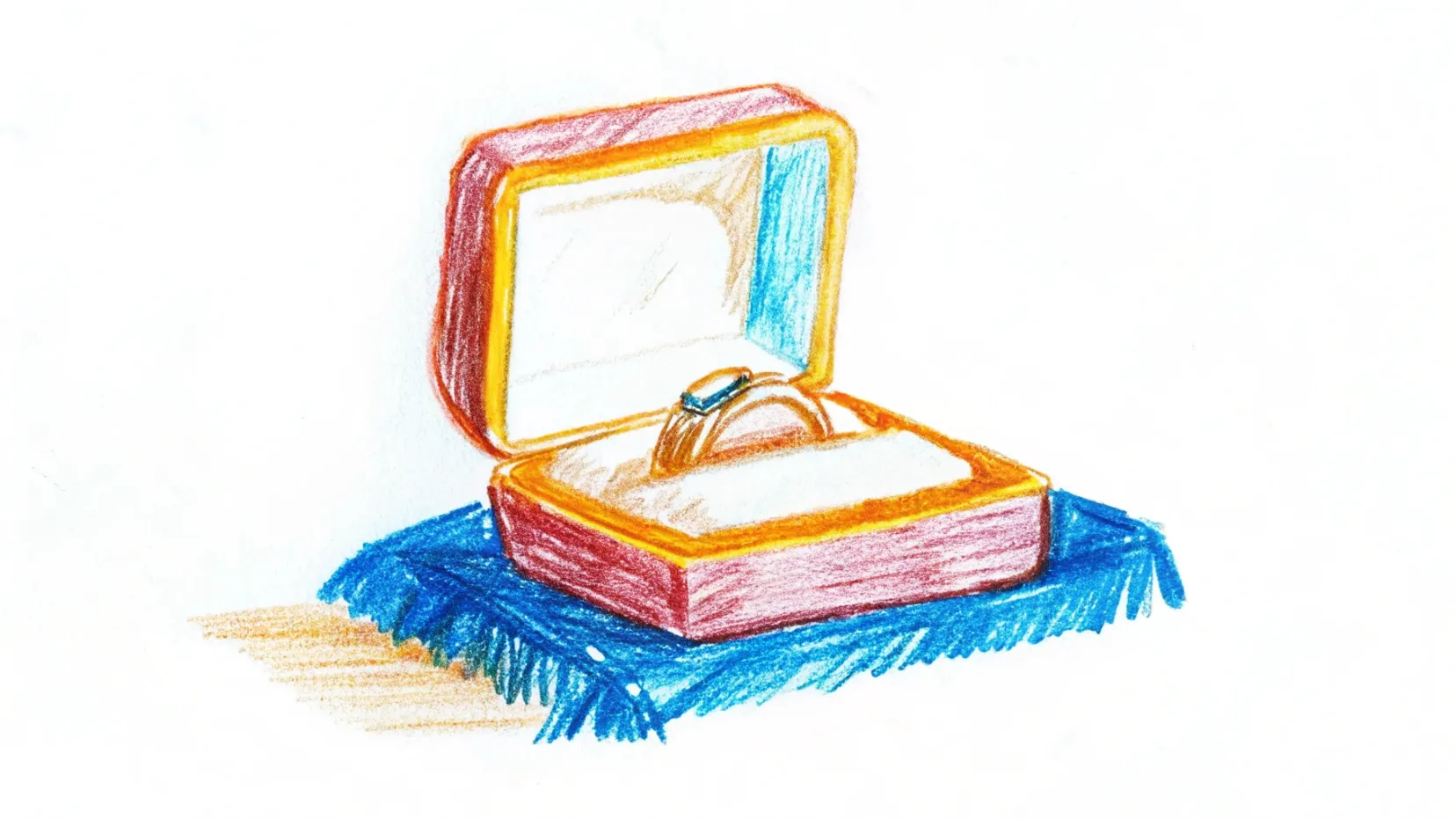 line a jewelry box with velvet