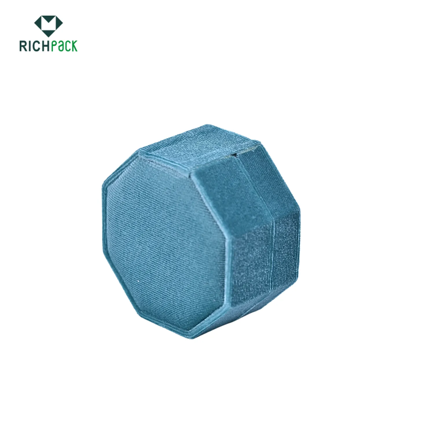 octagonal velvet necklace box 004
