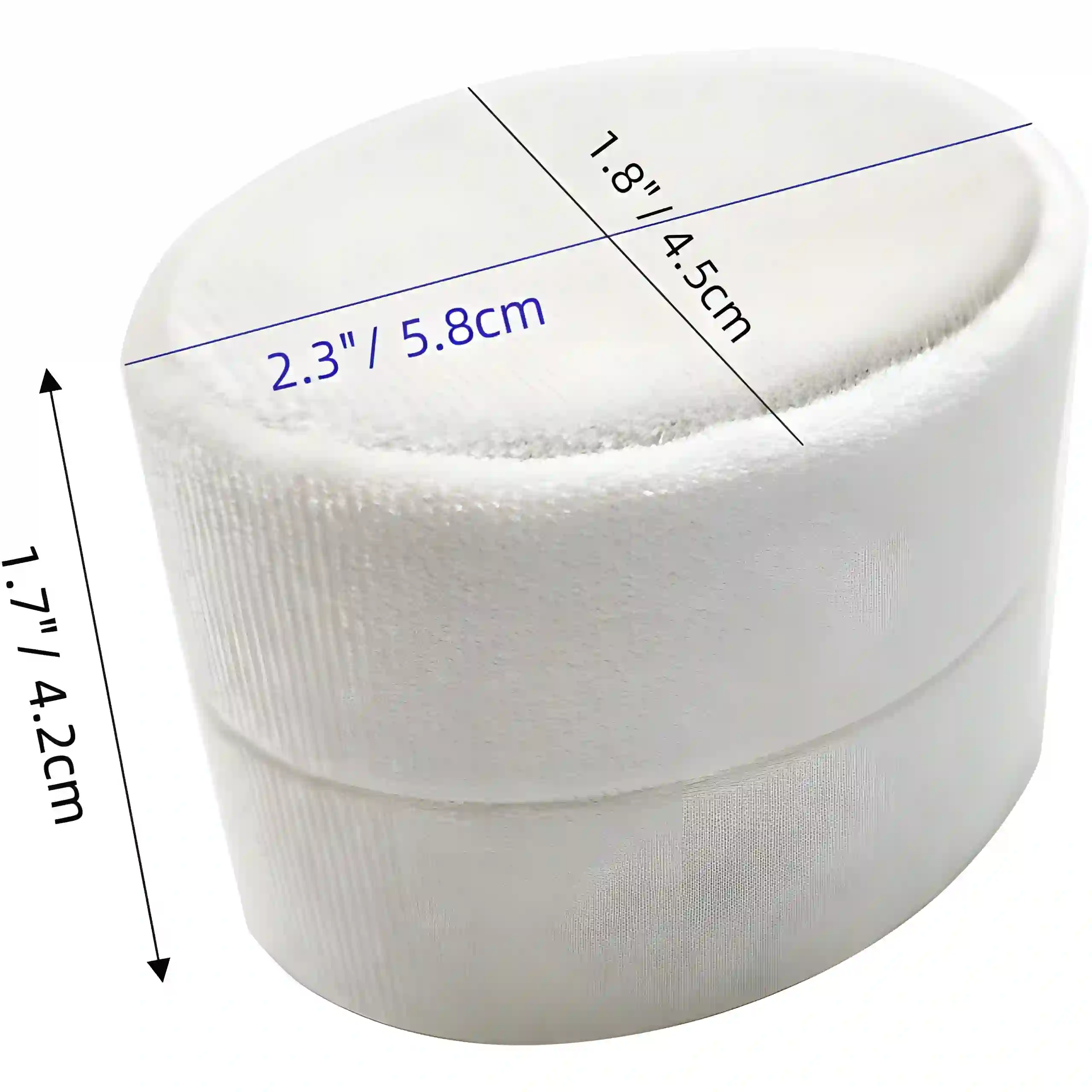 Elegant Jewelry Box White | Matte Finish Gift Box with Anti-Tarnish Lining - Richpack - oval jewelry box white 2