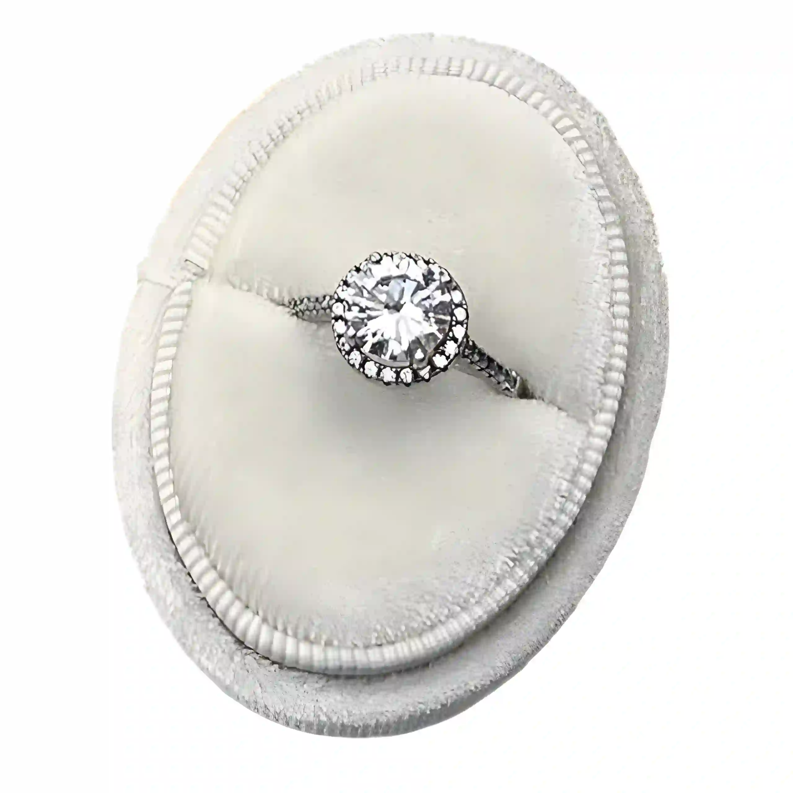 Elegant Jewelry Box White | Matte Finish Gift Box with Anti-Tarnish Lining - Richpack - oval jewelry box white 4