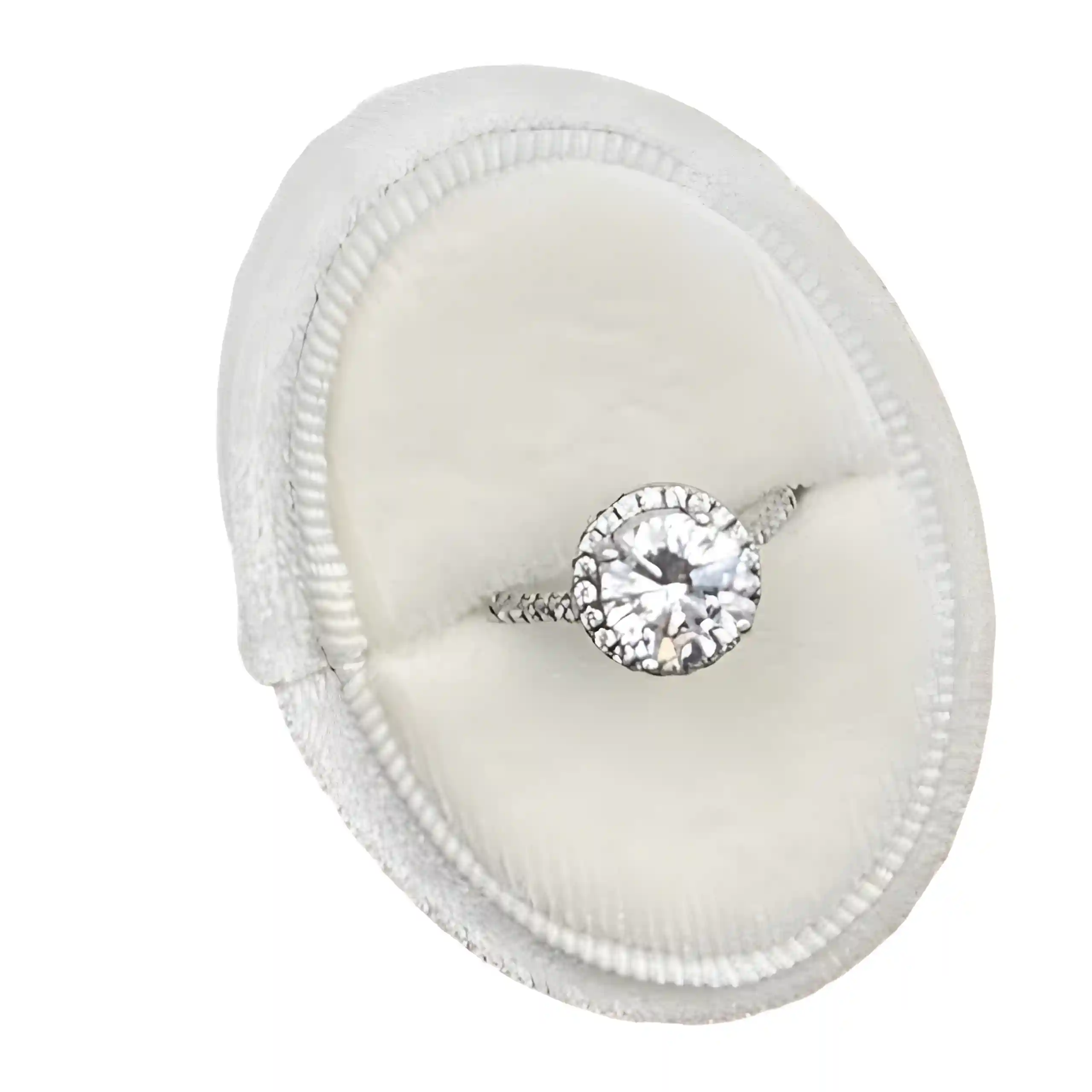 Elegant Jewelry Box White | Matte Finish Gift Box with Anti-Tarnish Lining - Richpack - oval jewelry box white 5