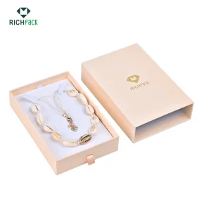 paper drawer box with cutom hotstamping logo 003