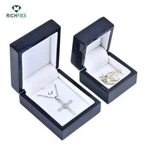 piano lacquer jewellery box wood with hinge 004