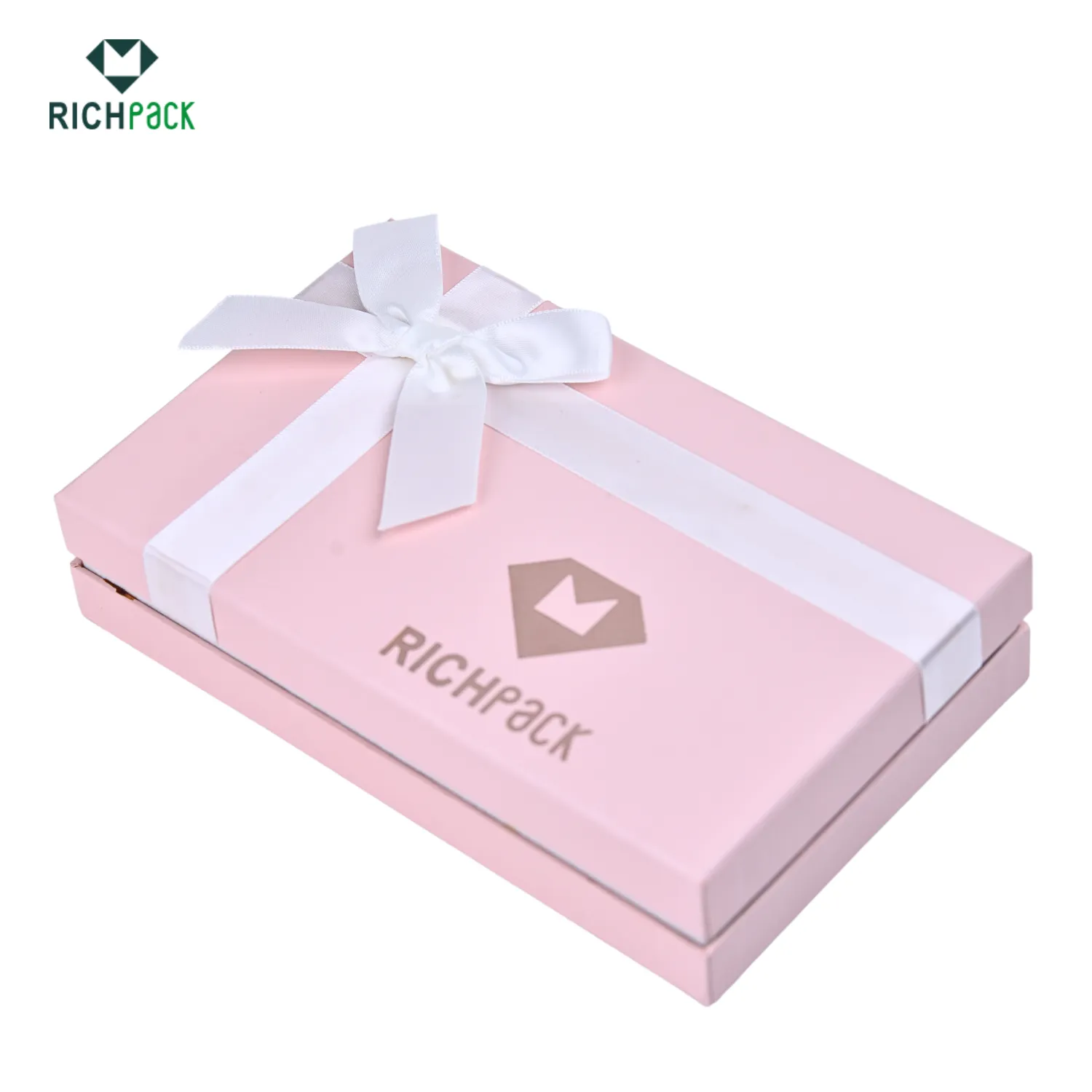 pink cutom logo paper jewelry packaging sets 003