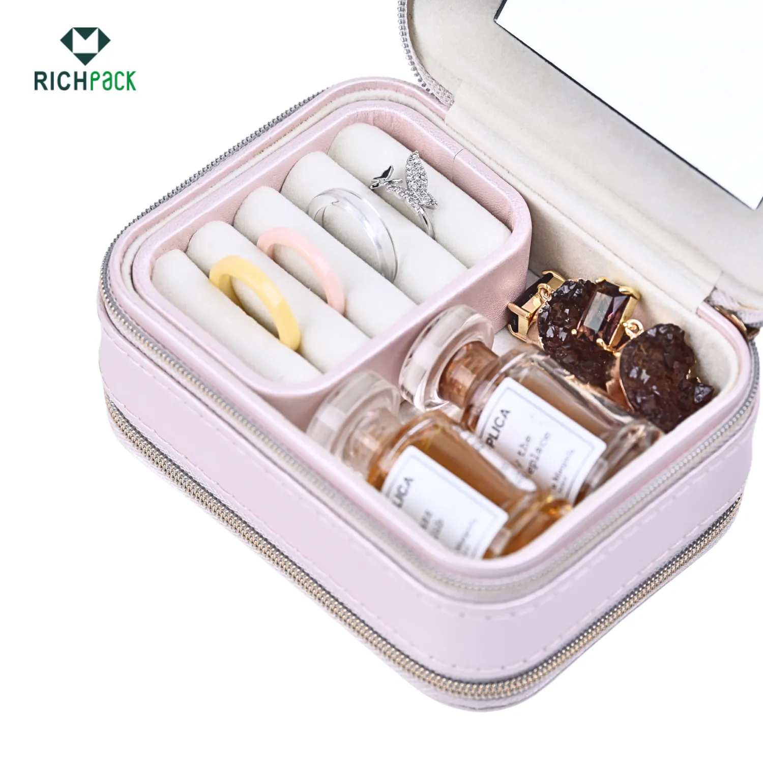 pink travel jewlery case 002