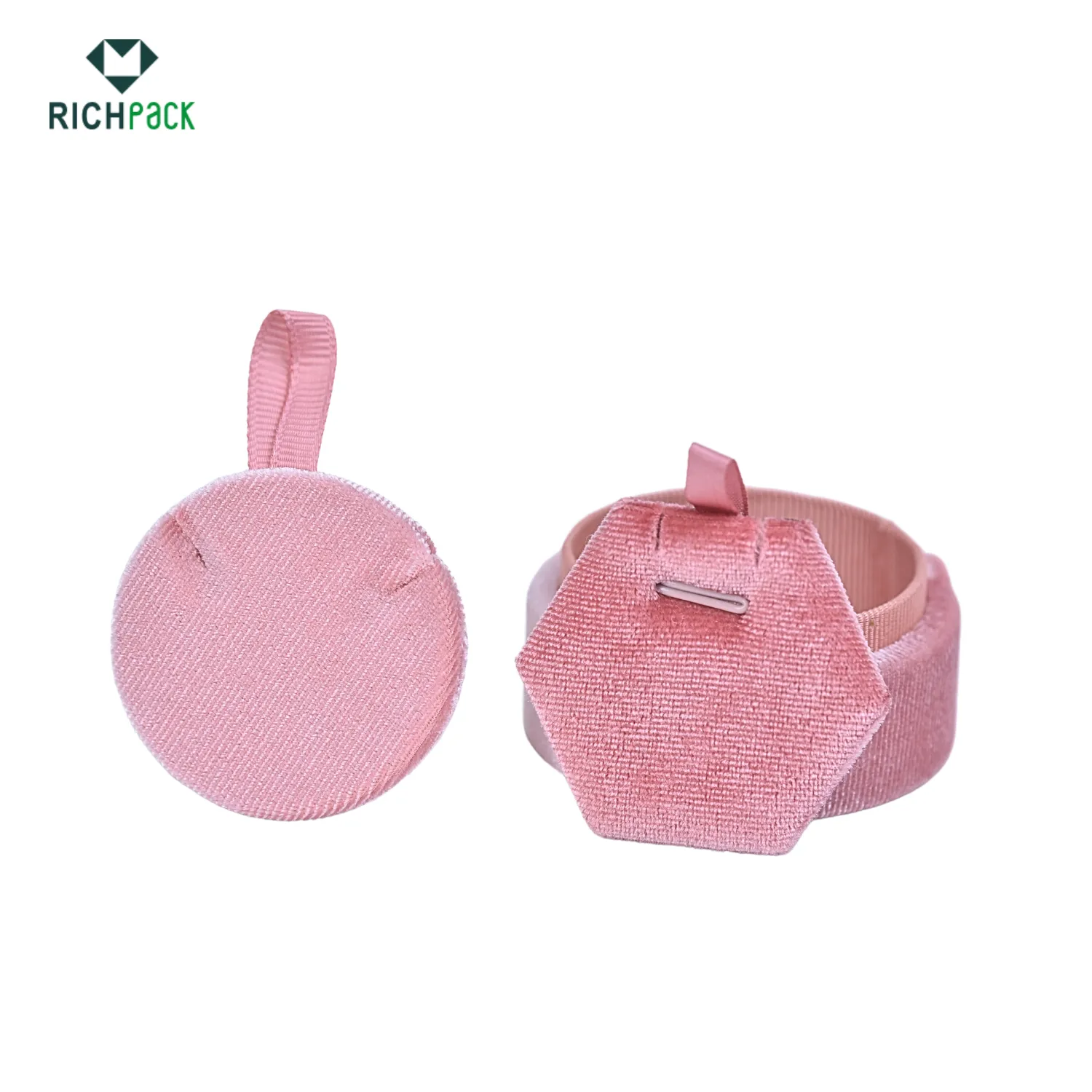 pink velvet jewelry packaging 002
