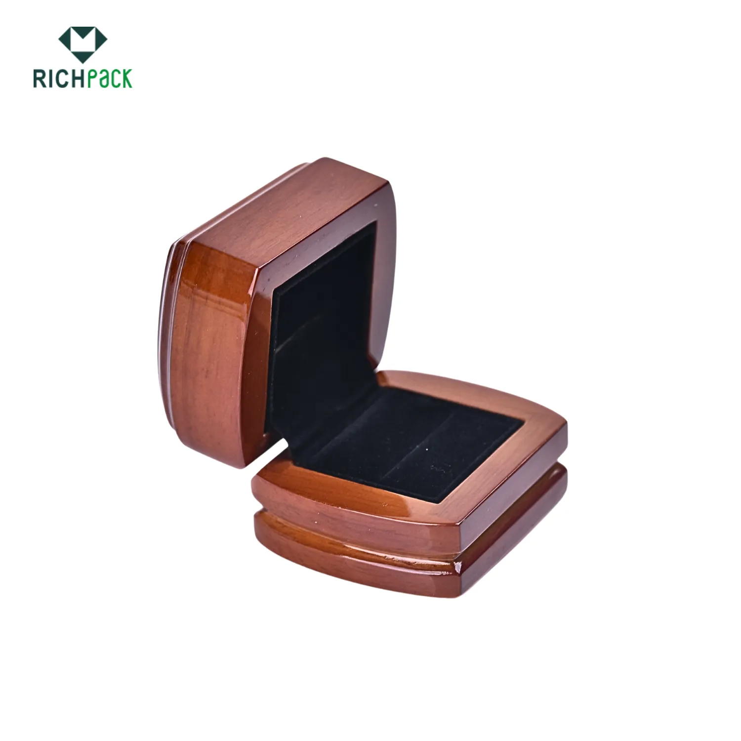polished rosewood wood ring box 001