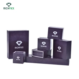 purple leather jewelry packaging 004