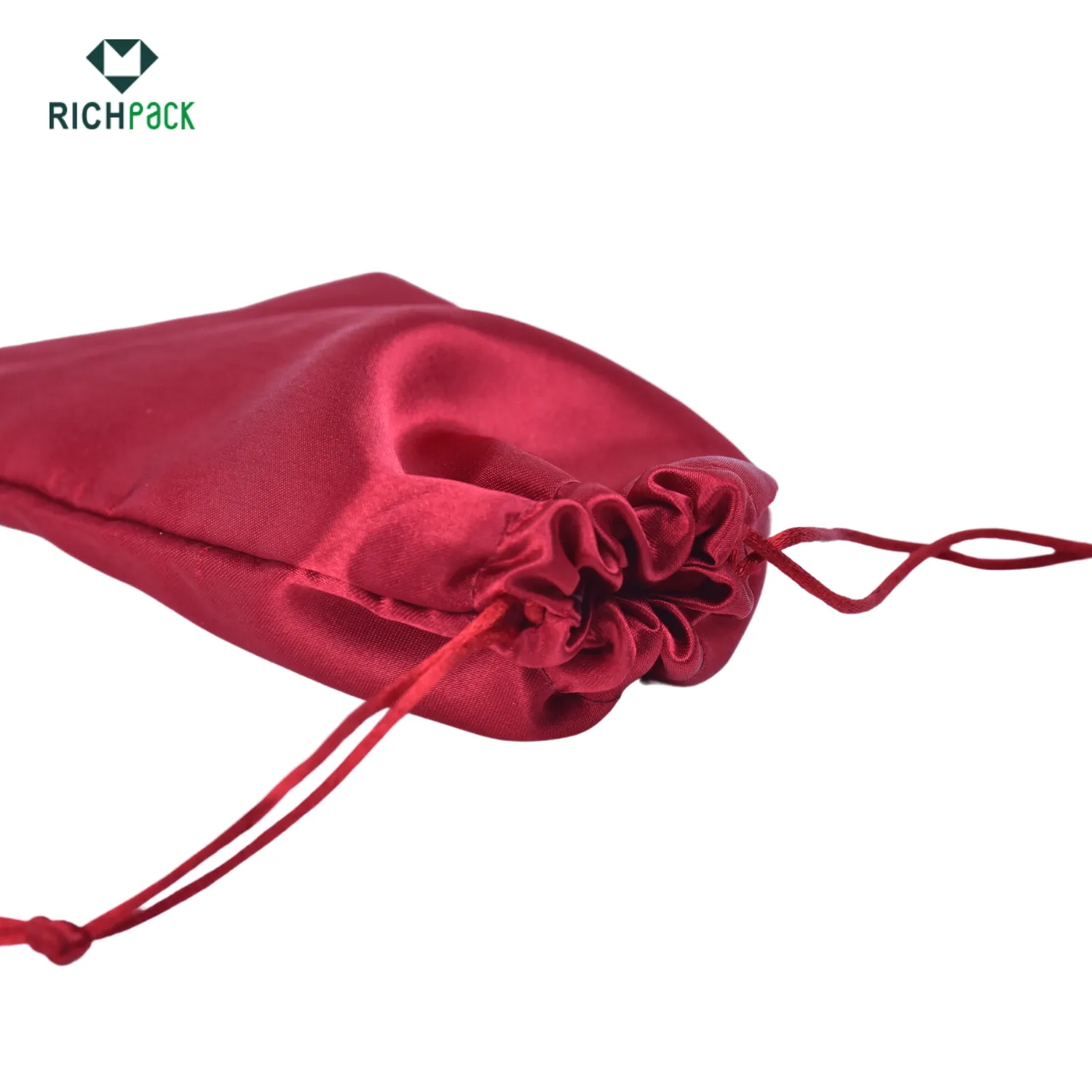 red silk jewelry pouches 002