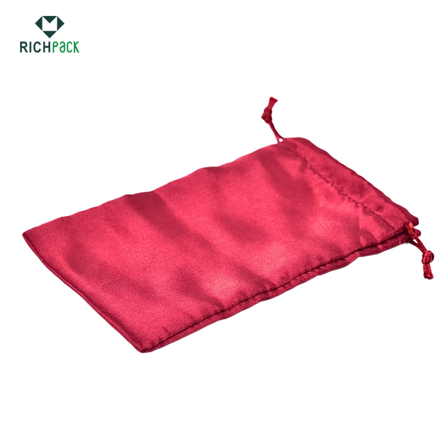 red silk jewelry pouches 005