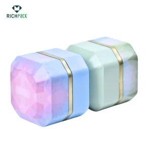 richpack брендирани хексагонални кутии за пакување во пастелни бои 002