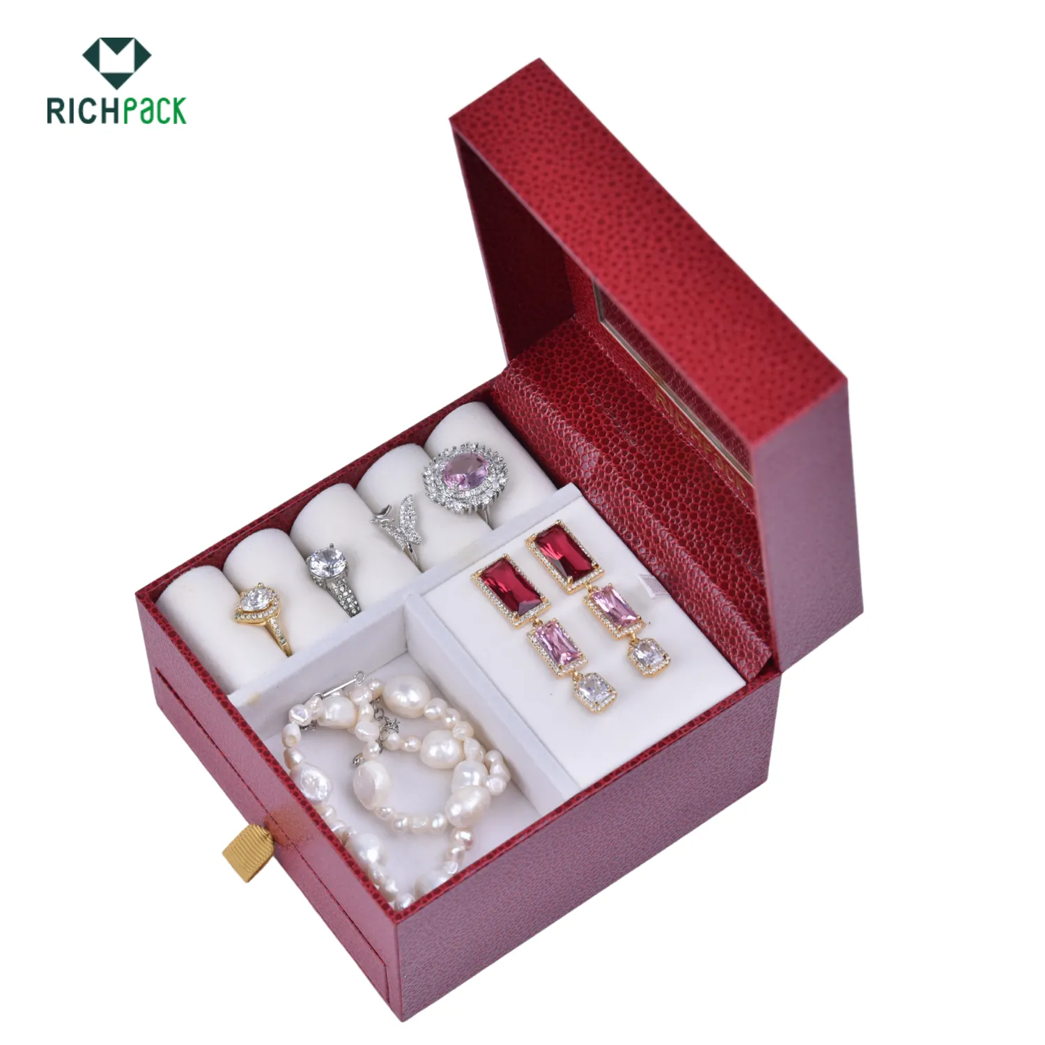 richpack jewelry storage box with mirror 002