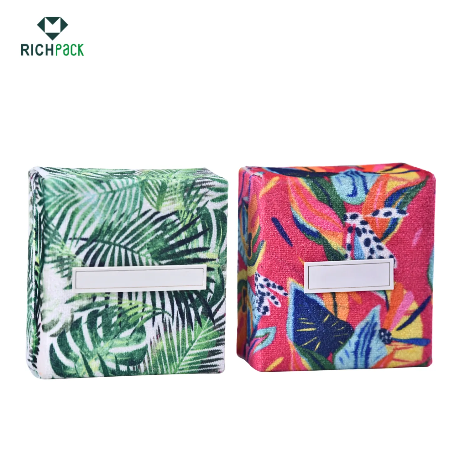 richpack rigid jewelry box with custom pattern 002