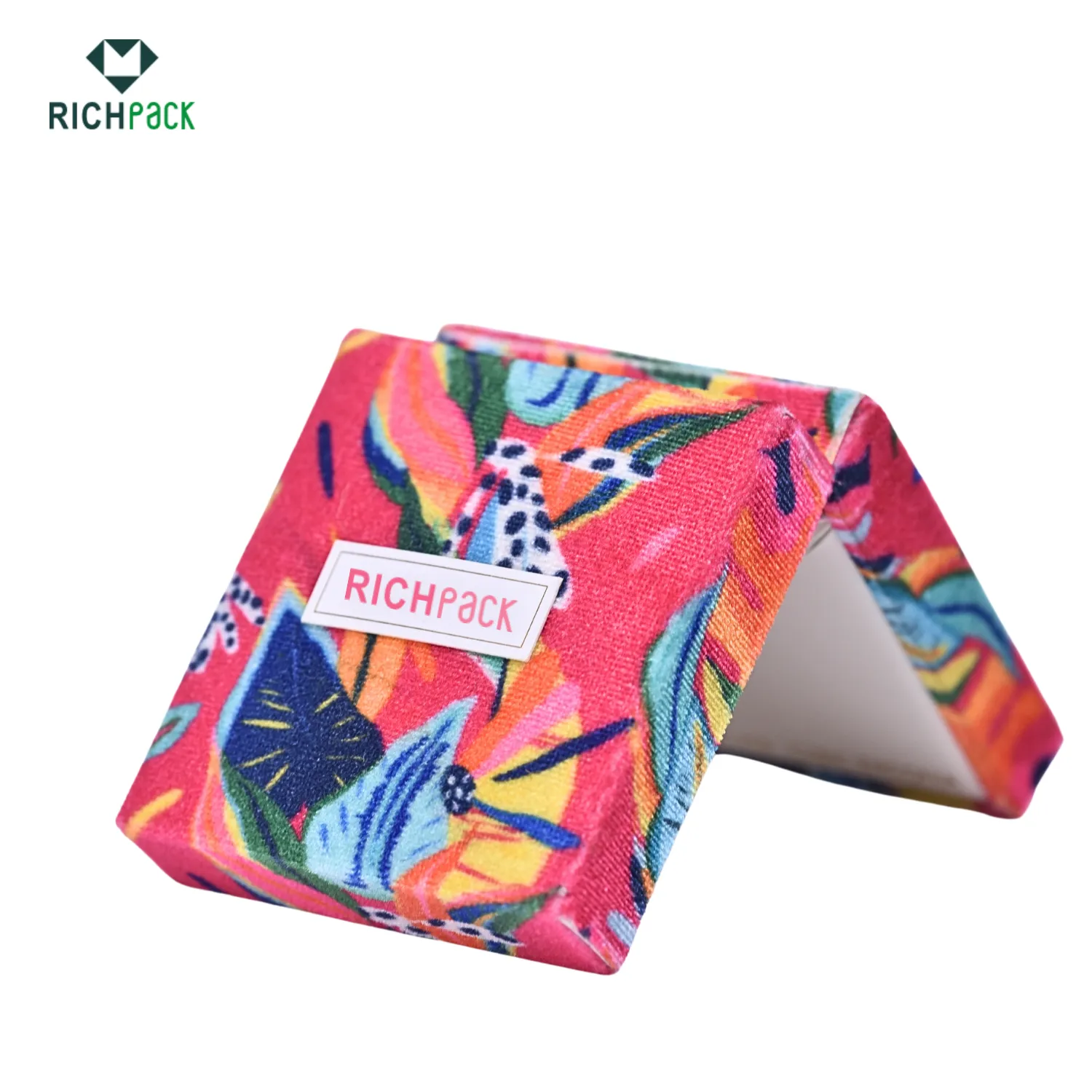 richpack rigid jewelry box with custom pattern 004