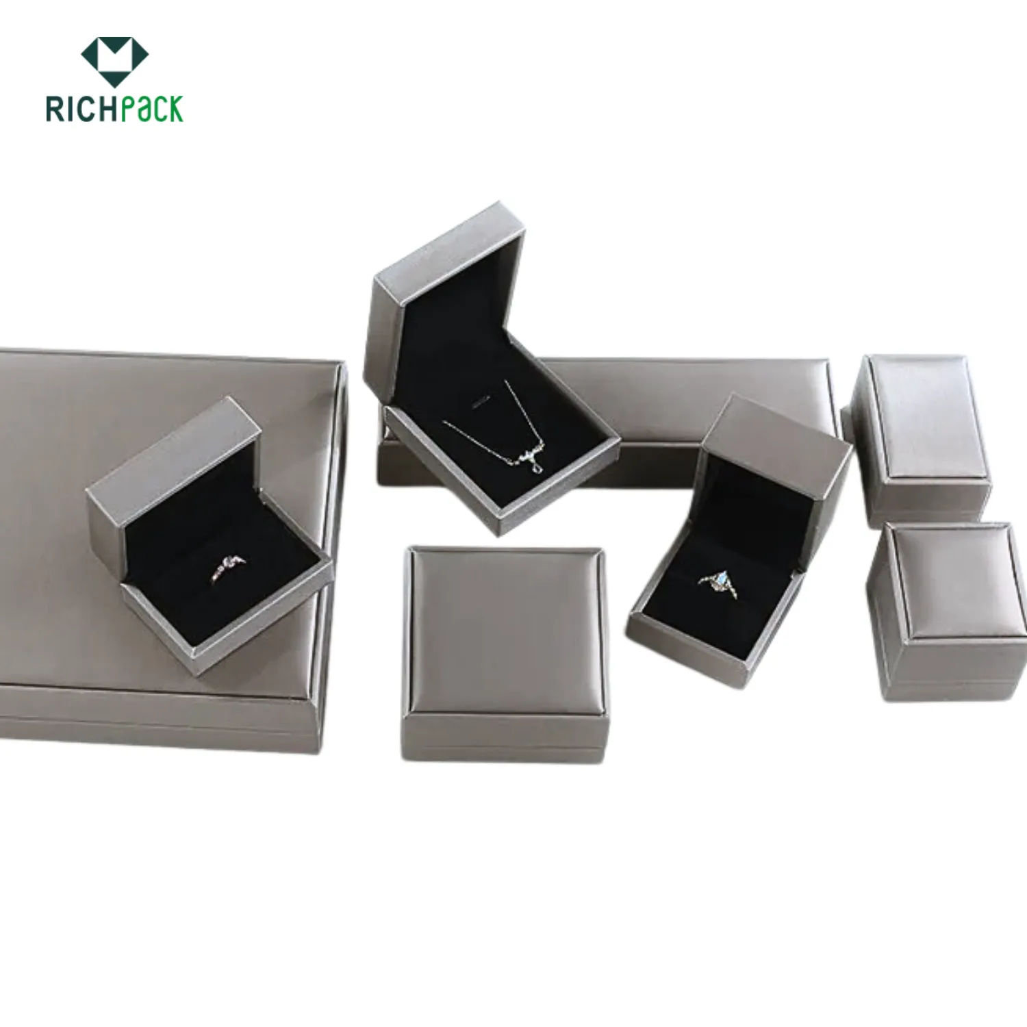 rigid pu jewelry box 005