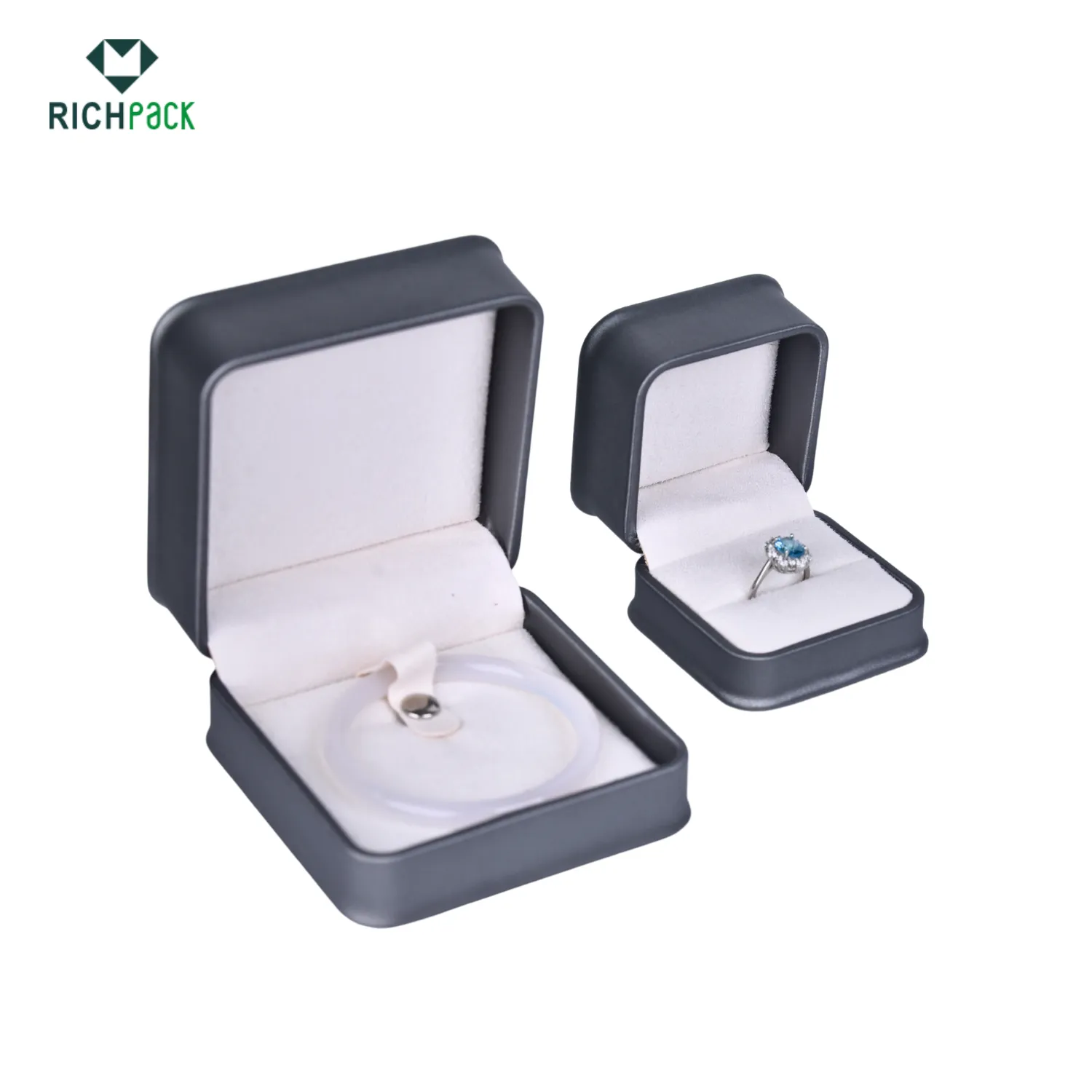 rigid pu jewelry box 008