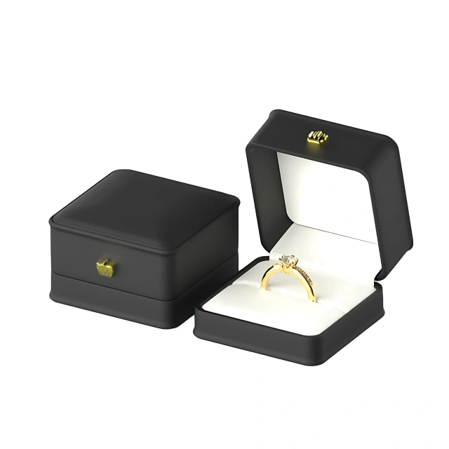 Opulent Grand 8x8 Gift Boxes: The Epitome of Luxury Packaging for Your Most Treasured Jewelry Collections - rings jewelry gold 3