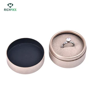 round ring box with paper art 003