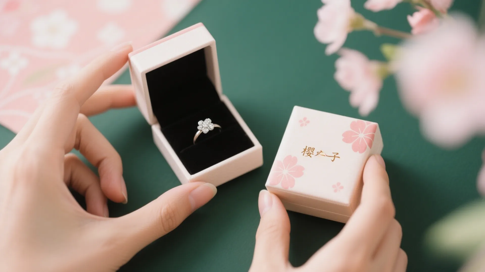sakura jewelry box