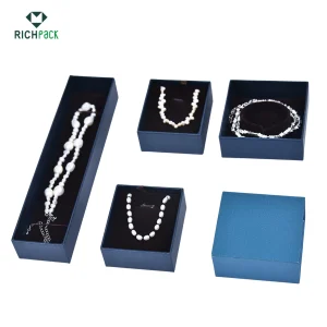 tüm mücevherler için denizden ilham alan mavi çekmece kutusu 003