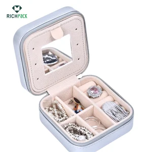 shiny silver fashion jewelry storage 005