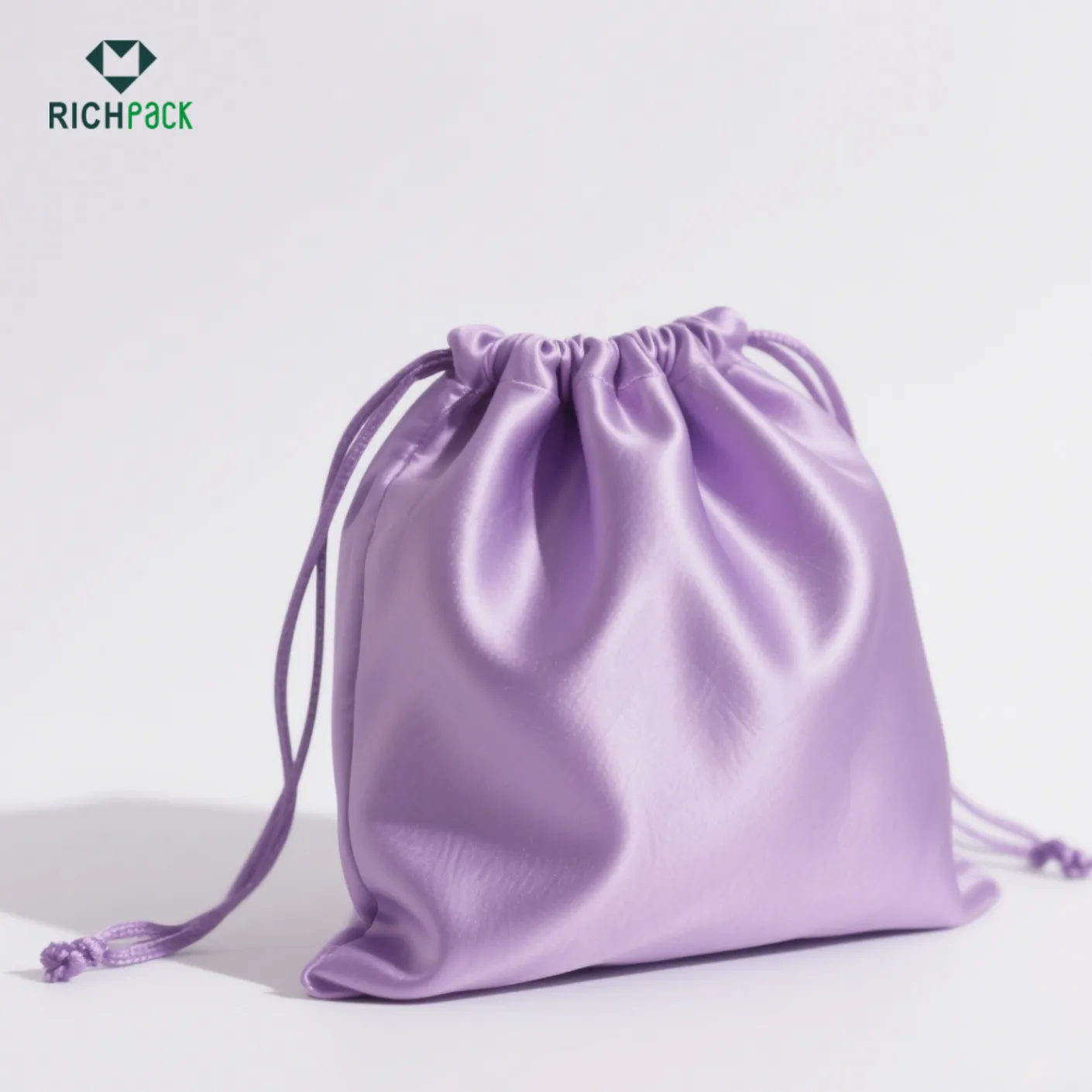 silk jewelry pouch purple color 003