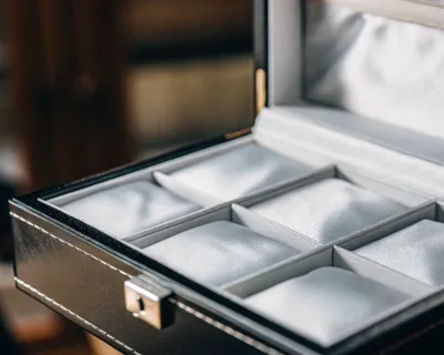 Silk-Lined Watch Box