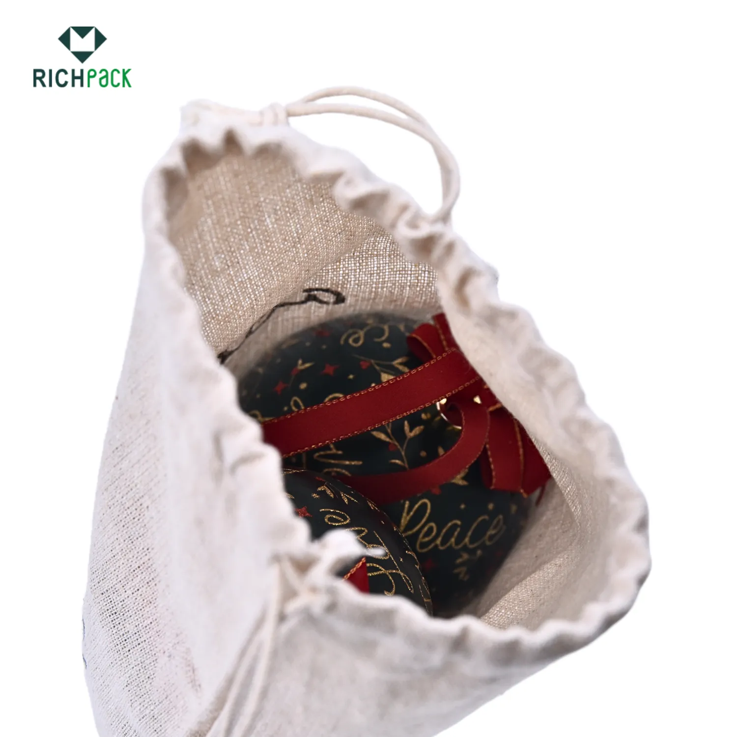 small cotton jewlery pouches with custom logo printing 004