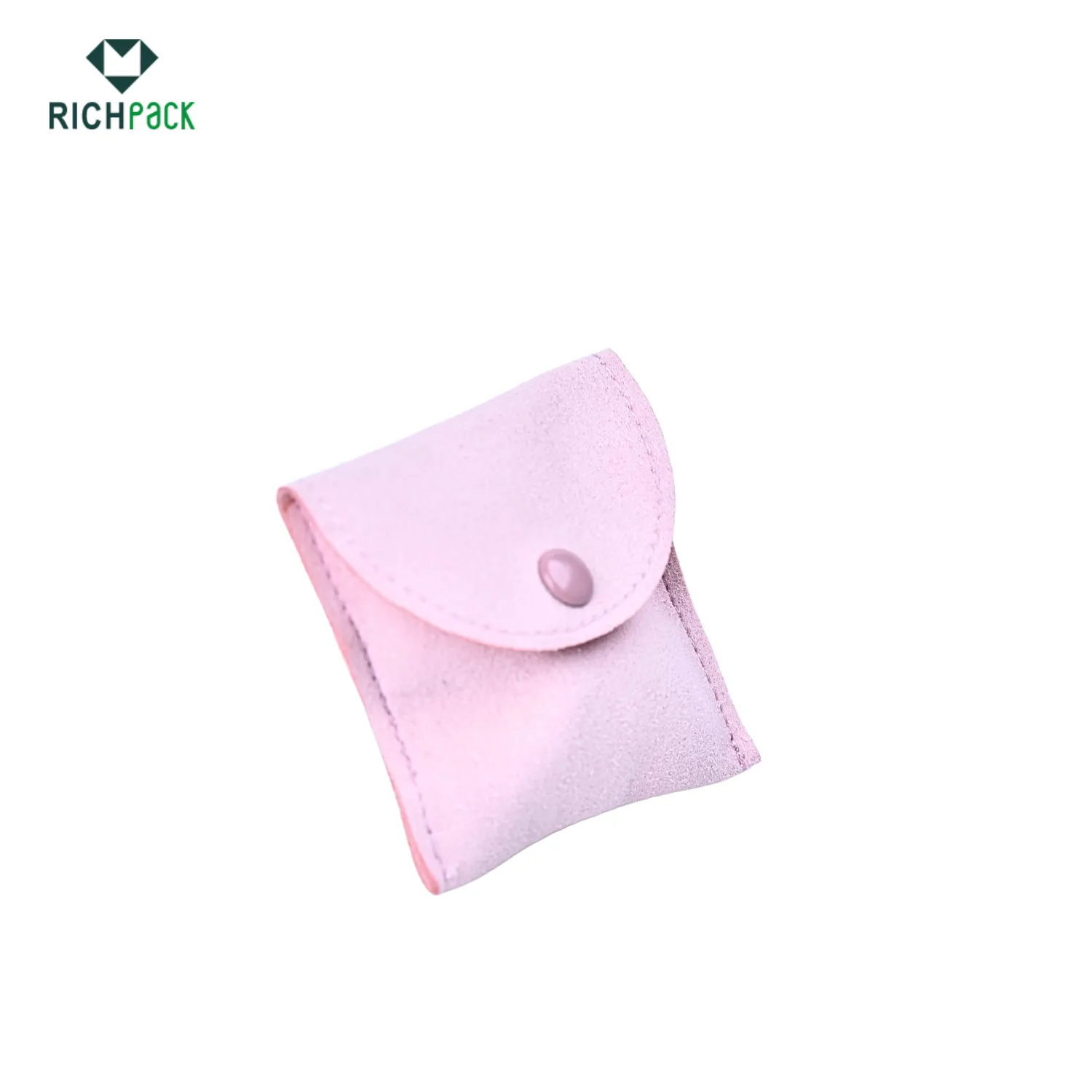 small pink velvet jewelry pouches 002