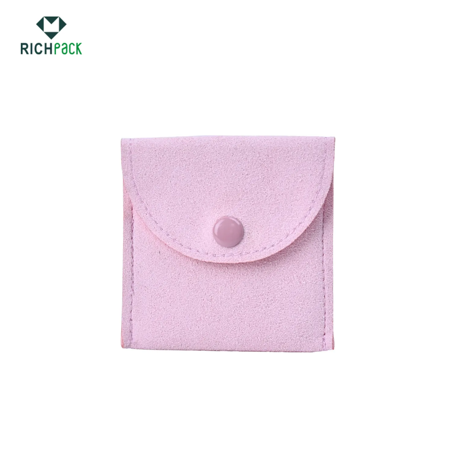 small pink velvet jewelry pouches 003