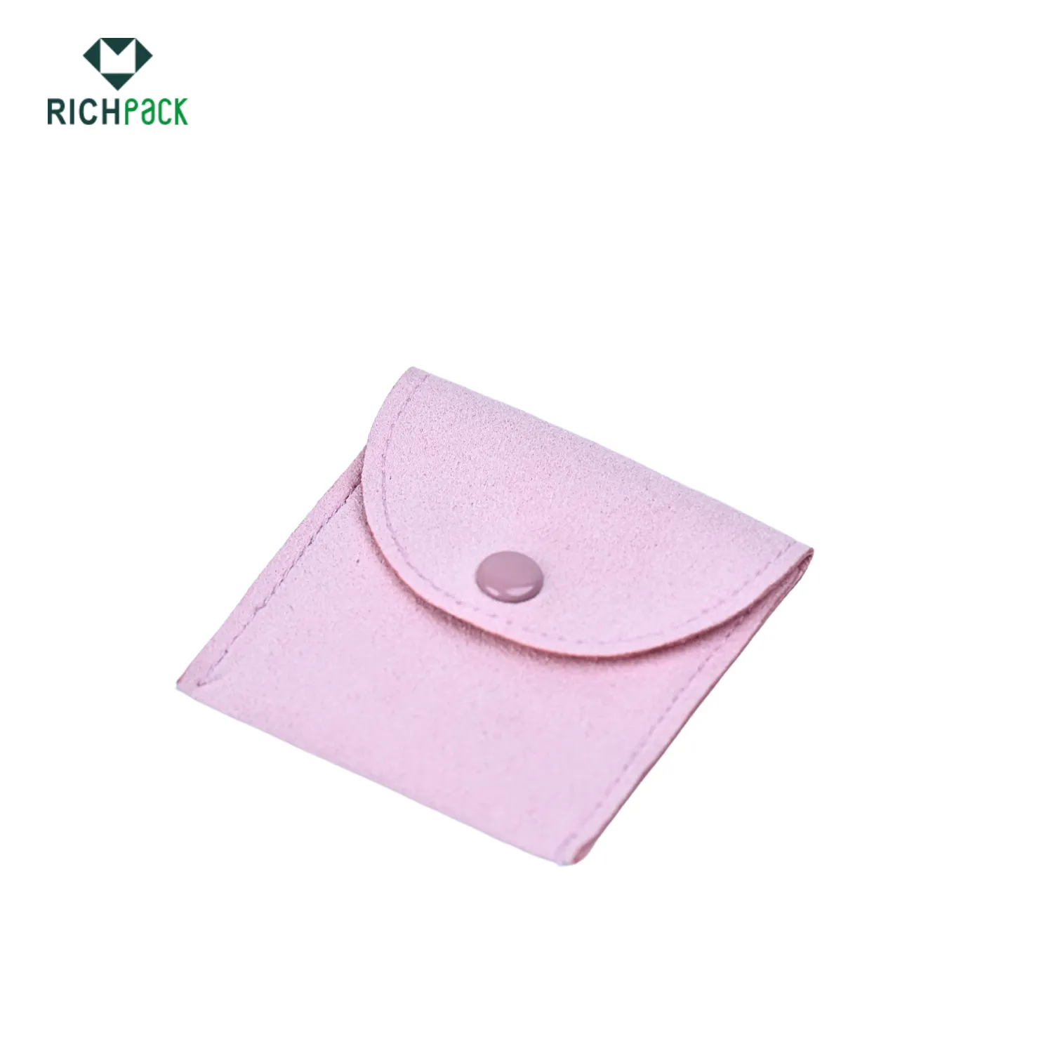 small pink velvet jewelry pouches 005