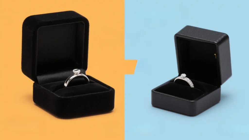 small vs large jewelry box