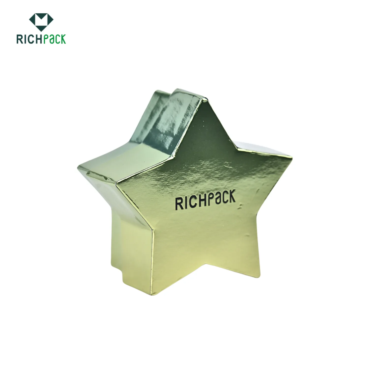 star shape laser earrings box 002