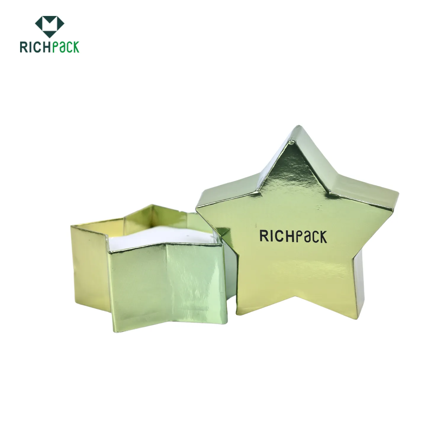 star shape laser earrings box 003