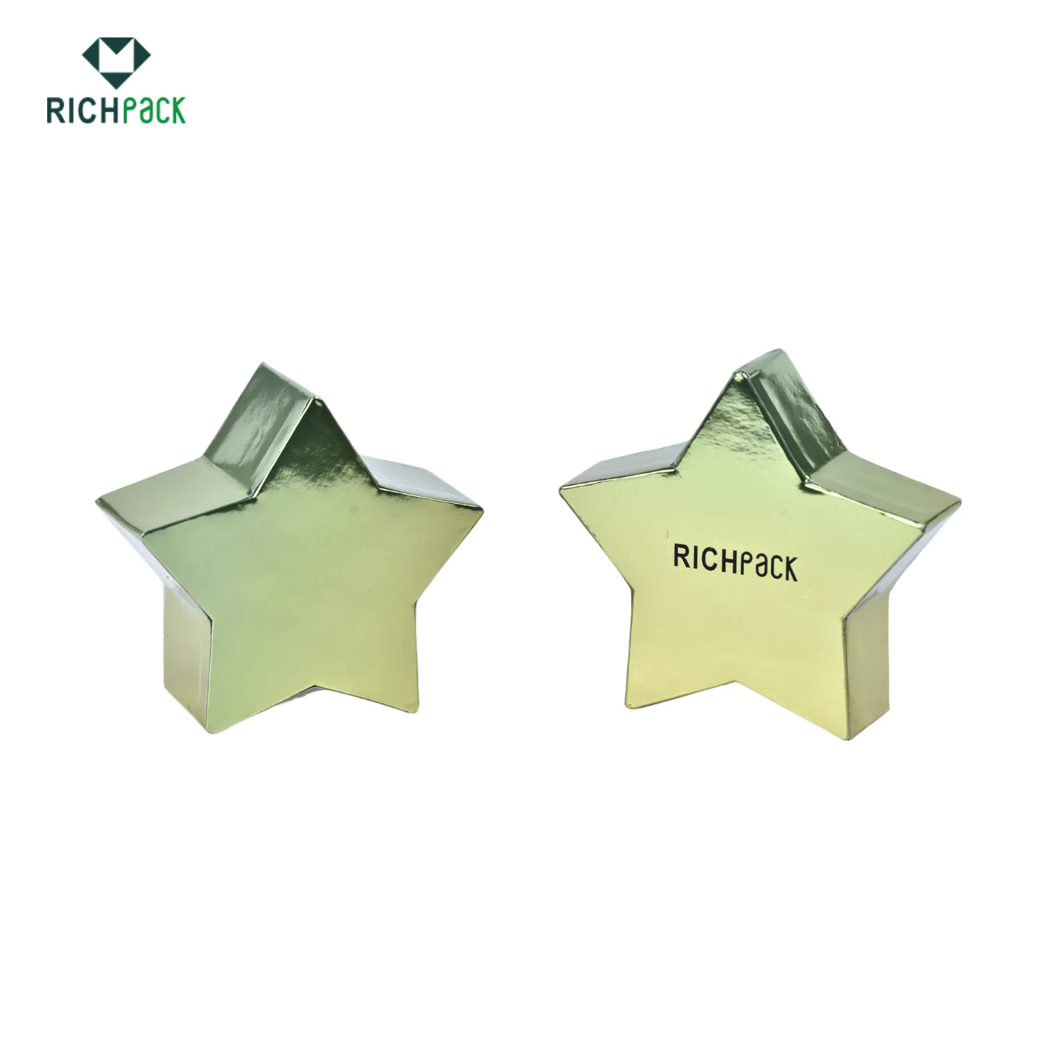 star shape laser earrings box 004