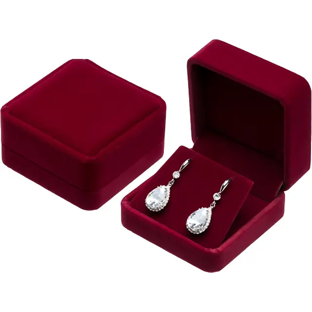 Velvet Gift Boxes | Premium Gift Packaging | Custom Branding & Wholesale - velvet earing box4