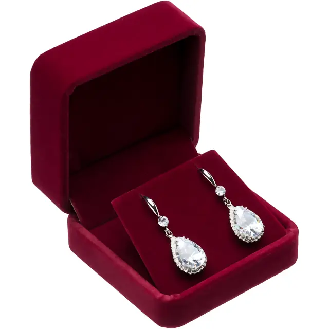 Velvet Gift Boxes | Premium Gift Packaging | Custom Branding & Wholesale - velvet earring box 1